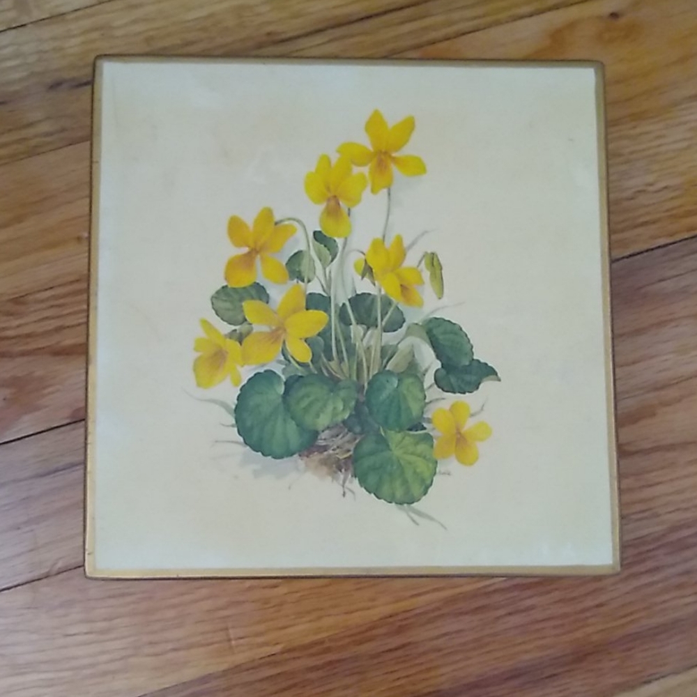 Vintage Mottahedeh wood flower box - Picture 1 of 11